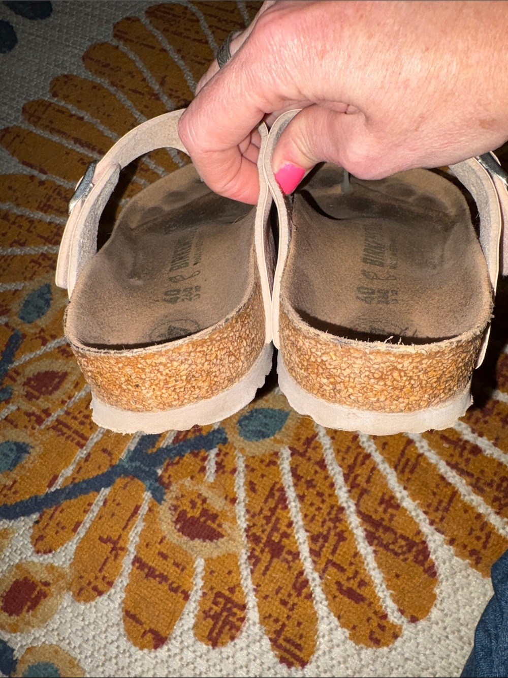 Birkenstock Women's Vegan Leather Sandals size 40/9 - Picture 7 of 9